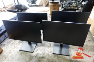 4 X Samsung 24 Inch Monitors, Model: F24t450, Untested (Some Marks / No Cables)