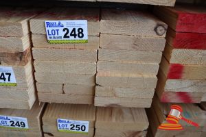 248 · 14x LENGTHS OF NON-STRUCTURAL, UNTREATED PINE TIMBER, APPROX 170 x 35mm x 2.4m