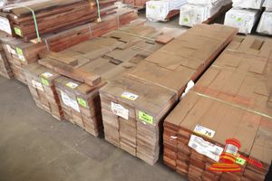 Jarrah Skip Dressed, Feature,145mm X 25mm, 104lm, Random Lengths, Qty 0.390m3 (L2000 X W420 X D500 Transport Size Only Approx) (Pack# 2457128)
