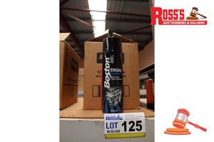 125 · 12x CANS OF BOSTON ENGINE DEGREASER, 400g