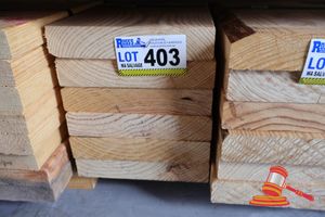 403 · 6x LENGTHS OF STRUCTURAL MGP 10, UNTREATED PINE TIMBER, APPROX 240 x 45mm x 2.4m