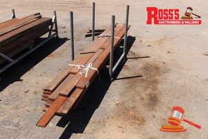 107 · JAR209 - JARRAH STANDARD AND BETTER GRADE 100x25mm Rough Sawn Boards -@ 1.9-3.6m, APPROX 48 lm
