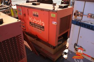 19 · 1 X KUBOTA DIESEL GENERATOR, MODEL: KJ-S130VX, 12.5 KVA, SN:260712RT, 240V, 1 PHASE, 50HZ, 4162 HRS SIGHTED, APPROX; 1.5M L X 810MM W X UNTESTED (SOME MARKS) (ASSET NO; 17R4293)