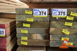 6x Lengths Of Non-Structural, H4 Treated Pine Timber, Approx 240 X 45mm X 2.4m