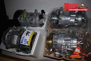 79 · 4 x Unused Assorted Makes of 24Volt Automotive Air Conditioning Compressors, Types ACTECmax 7B10 & 7H15, Sanden SD7H15, Seltec 200063983