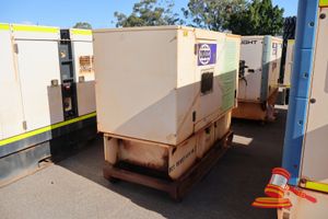 44 · 1 X FG WILSON GENERATOR, MODEL: P55-3, SERIAL NO: 15040-3, MANUFACTURED BY PGS INDUSTRIES, (UNTESTED, SOME MARKS)ASSET #GN3227, (B2474356), (PO# 4503322235, PLANT# 1069)