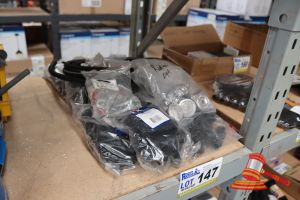 147 · BUNDLE WITH Y PIECE CONNECTORS, HOSE CLAMPS ETC