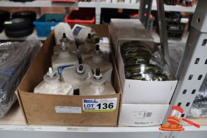 136 · BUNDLE WITH 4x BOXES OF UGLYFISH SAFETY GLASSES WITH YELLOW LENSES AND BOX OF SKIN CREAM