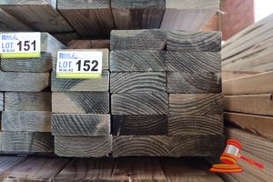 18x Lengths Of Non-Structural, H4 Treated Pine Timber, Approx 120 X 45mm X 3m