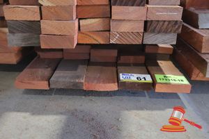 61 · PACK OF JARRAH SAWN, 100 x 25, QTY 8/1.2M, 5/1.5M (PACK ID# 18)