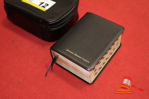 12 · 1 X HOLY BIBLE CONTAING THE OLD & NEW TESTIMENT WITH CARRY CASE. UNUSED