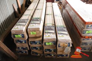 Perma Timber Quickboard Ceiling/Wall Lining - Castellated Profile. Pvc - Arctic White Finish. Easy Instal, Maintenance Free. Size 210 X 2700 X 21mm. 2 Boards Per Pack X 10 Packs (Approx 11.34m2). Unused. Note: Not Suitable For Use In Direct Sunlight Or Strong Reflective Light
