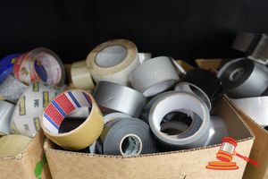 1 Box Of Assorted Tape