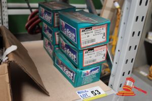 53 · 6x BOXES OF GALVANISED CLASS 4.6 HEXAGON BOLTS & NUTS, M10 x 110