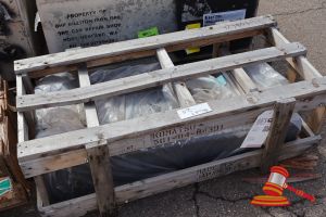 18 · 1 X KOMATSU GUARD SUPPORT BRACKETS, KOMATSU P/N:561-84-84391, SUIT KOMATSU HD785-7, APPROX; 970MM L X 400MM W X 190MM H, SOME MARKS, IN A CRATE