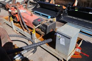 36 · 1 X VALMEC HYDRAULIC BREAKER ATTACHMENT, SUIT EXCAVATOR, (USED CONDITION)
