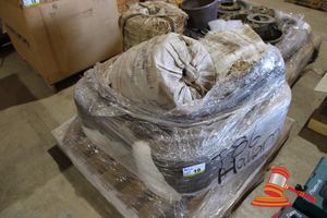 19 · PALLET OF ROPE, 4x 8mm POLYPROPYLENE FILM ROPE 1000m, 3x 10mm MANILA ROPE ROLLS 250m