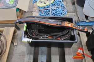 60 · 10 X BUCKAROO TRADESMAN BACK SUPPORT TOOL BELTS, MODEL: TMSRC36, BLACK WITH ORANGE TRIM, (UNUSED)