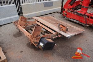 DHOLLANDIA TAIL LIFT PLATFORM, RUST, WEAR TO SURFACES, HYDRAULIC LINES, APPROX; 2.1M L X 1.9M W X 390MM H, 1000KG CAPACITY, ON A PALLET