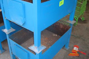 2 X Steel Storage Baskets @ 930 X 600 X 640 Each