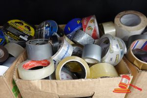 1 Box Of Assorted Tape