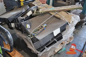 114 · PALLET WITH APPROX 16 x 3M DBI SALA SECURE SPAN HORIZONTAL LIFELINE UP-RIGHTS AND 6 x SALA SAY FLINE STEEL CABLES WITH FITTINGS ZORBIT (#56)