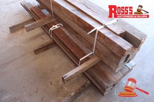 JAR253 - JARRAH STANDARD AND BETTER GRADE 120-130x50-60mm Rough Sawn Boards- @ 1.3-2.6m, APPROX 34 lm