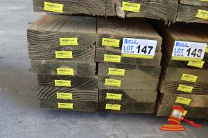 12x Lengths Of Non-Structural, H4 Treated Pine Timber, Approx 190 X 45mm X 3m