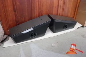 368 · PAIR OF TAPERED UNDER TRAY TOOL BOXES, 750mm R&L, ALUMINIUM MATTE BLACK