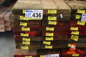 436 · 16x LENGTHS OF NON-STRUCTURAL, H4 TREATED PINE TIMBER, APPROX 170 x 35mm x 3m