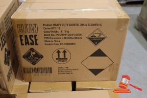 424 · 2x BOXES OF CLEAN EASY HEAVY DUTY DRAIN CLEANER, 1L PER BOTTLE, 20x BOTTLES TOTAL