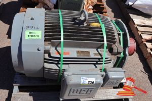 226 · 1 X WEG ELECTRIC MOTOR, MODEL: KTE48, 90-105KW, 380-660V, 50-60HZ, APPROX;1.1M W X 710MM D X 500MM H, UNTESTED (SOME MARKS), ON A PALLET