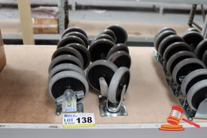 138 · 16x CASTOR WHEELS, 8x SWIVEL, 8x FIXED