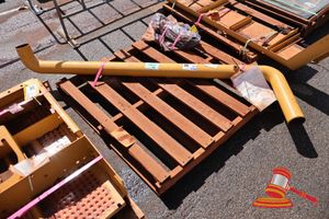 Pipe, Approx 2m (Surface Marks Visible, On Pallet) Caterpillar Pump, P/N 5854562 (On Pallet ). (B8922727)