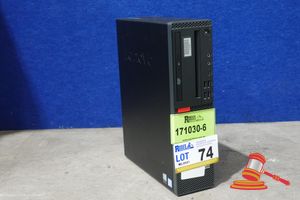 74 · LENOVO THINKCENTRE M920S PC, INTEL I5 8500 CPU 3GHZ, 8GB RAM, 256GB SSD, NO OS, UNTESTED SN: PC15S7YQ / AN: ITT26863, UNTESTED (SOME MARKS / NO POWER CABLE)