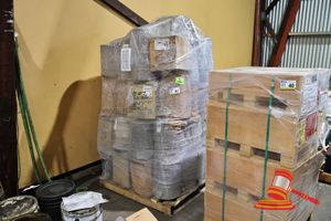 41 · ASSORTED SERVICE PARTS, INCLUDES DONALDSON AIR FILTERS P158677, P900408, FLEET GUARD AIR FILTERS AF26492, PERKINS FILTERS RS3922, VARIOUS OTHERS, POSS UNUSED, WRAPPED, ON A PALLET (REF; 169100-153, WL4732-37)