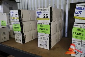9 X Boxes Of Master Lock Zenex Thermoplastic Safety Padlocks, Model: 410kablulz1, Keyed Alike, Lockout/Tagout, 6 Locks Per Box
