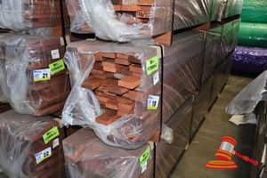 18 · Jarrah 65x20 Decking, Random length, 360 L/M, 25.2M2 WITH A 5mm GAP, TRANSPORT SIZE 3MTR x 400 x 400 (pack# 42)