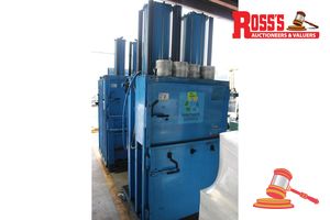 2 · MIL-TEK HYDRAULIC BAILER (BLUE). MODEL BP 306HD. 240V. APPROX 1000 X 800 X H2500MM