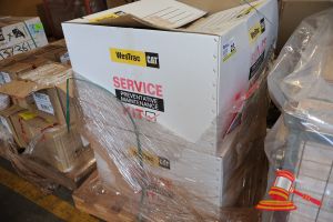 2 X Boxes Of Caterpillar Preventative Maintenance Service Kits Containing Filter Components, P/N 1r1808 Filter Assembly And P/N 1221675 Element, On A Pallet