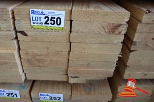 250 · 16x LENGTHS OF NON-STRUCTURAL, UNTREATED PINE TIMBER, APPROX 170 x 35mm x 2.4m