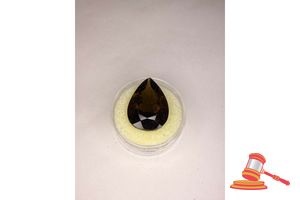 5 · SMOKEY QUARTZ, PEAR CUT, 15.7 CTS