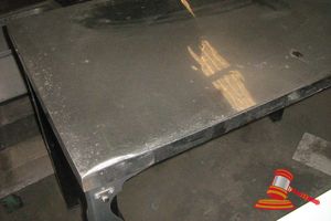 S/STEEL BENCH, 1200mm x 600mm H860mm