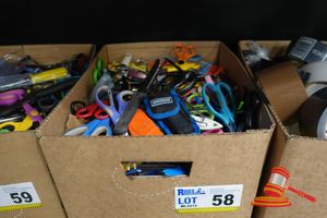 58 · BOX OF ASSORTED SURRENDERED ITEMS, NO INSPECTION