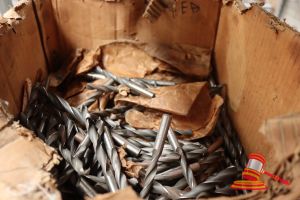 Box Of Assorted Drill Bits