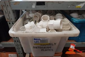 Box Of Assorted Male And Female Adapters Of Various Sizes, Poss Unused