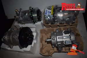 4 x Unused Assorted Makes 12/24Volt Automotive Air Conditioning Compressors, Types Denso 10S11c, ACTECmax 7H15, Sanden SD7H15, Omega 20-48250-HP