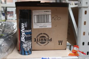 134 · BOX OF BOSTON ENGINE DEGREASER, 400g