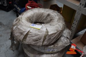 62 · REEL OF PVC SPIRAL HOSE, 19 x 26mm x 50m