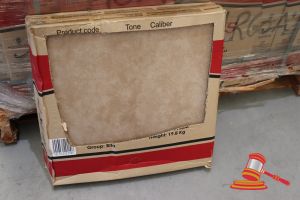 334 · PALLET OF DREAMSTONE PUTTY MATT CERAMIC GLAZED FLOOR TILES, 400 x 400, 64 BOXES, 71.68m2 TOTAL